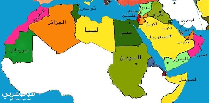 خريطة العالم الاسلامي والعربي صماء صور فوتو عربي