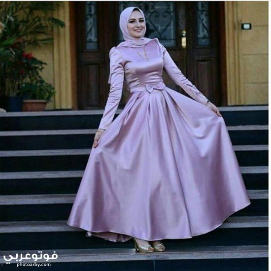 فساتين سواريه محجبات 2019 فوتو عربي
